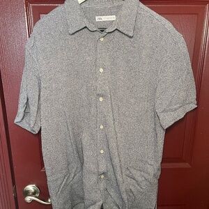 Zara Shirt Short Sleeves